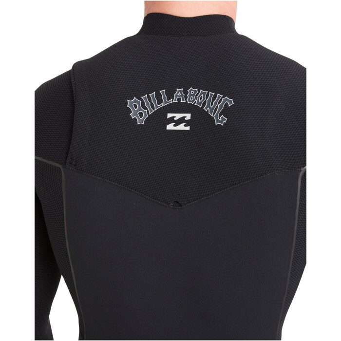 2024 Billabong Hombres Furnace Comp 3/2mm Chest Zip Neopreno ABYW100198 - Black